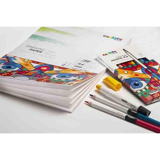 Carioca plus μπλοκ σχεδίου A4. 30φ., 140γρ. Carioca plus μπλοκ σχεδίου A4. 30φ., 140γρ.
