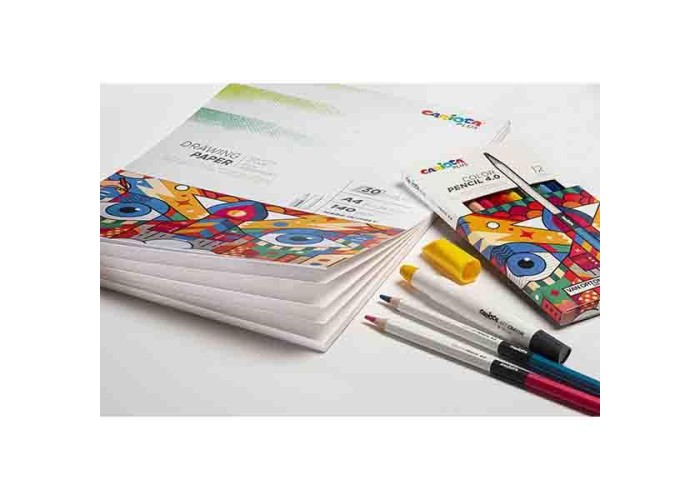 Carioca plus μπλοκ σχεδίου A4. 30φ., 140γρ. Carioca plus μπλοκ σχεδίου A4. 30φ., 140γρ.