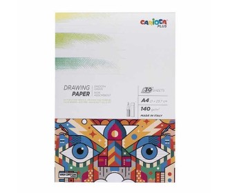 Carioca plus μπλοκ σχεδίου A4. 30φ., 140γρ. Carioca plus μπλοκ σχεδίου A4. 30φ., 140γρ.