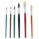 Πινέλα ζωγραφικής κοντή λαβή σετ 6 τεμαχίων Πινέλα ζωγραφικής κοντή λαβή σετ 6 τεμαχίων