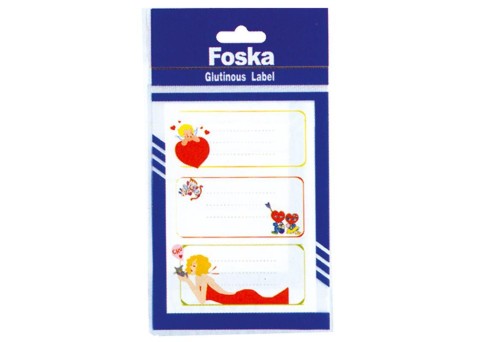 Ετικέτες τετραδίων Καρδιές 8x3.6εκ. Ετικέτες τετραδίων Καρδιές 8x3.6εκ.