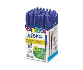 Carioca στυλό Sfera μπλε 1.0mm 50ΤΜΧ Carioca στυλό Sfera μπλε 1.0mm 50ΤΜΧ