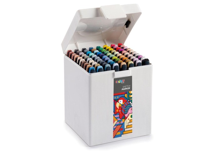 CARIOCA Plus Sketch Marker Hard Box 80 ΤΜΧ
