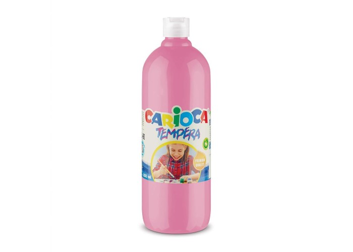 Carioca τέμπερα σκούρο ροζ 1000ml