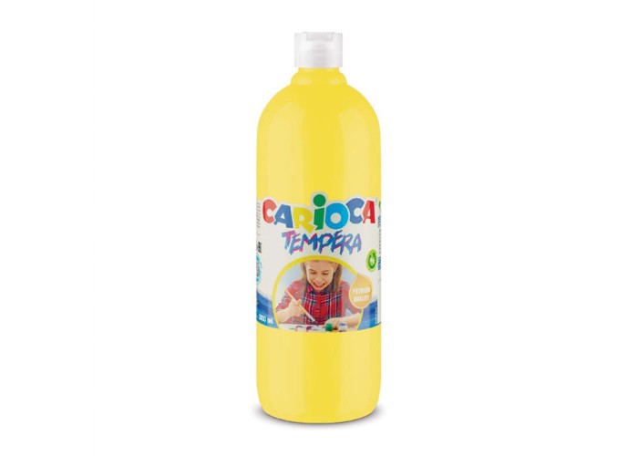 Carioca τέμπερα ανοιχτό κίτρινο 1000ml
