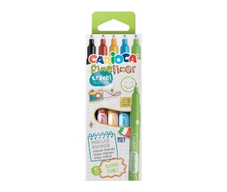 Carioca μαρκαδόροι fineliner Travel σετ 5 τεμ.