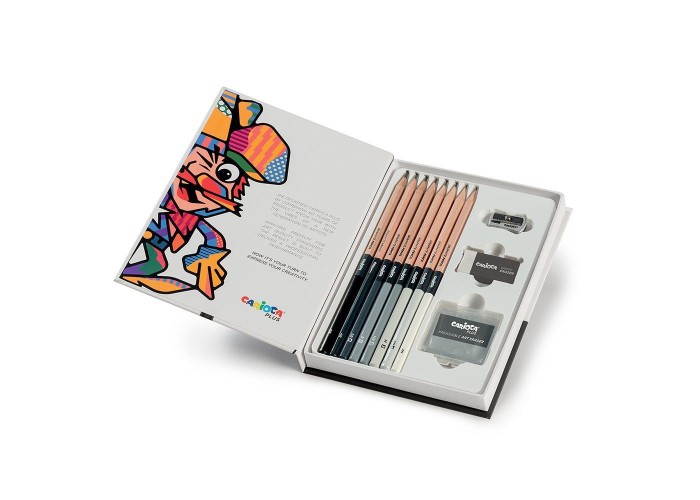 Carioca Plus σετ σχεδίου με 8 μολύβια Carioca Plus σετ σχεδίου με 8 μολύβια