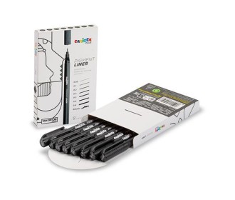 Carioca Plus Pigment Liner σετ μαύροι μαρκαδόρων σχεδίου 8 τεμ. Carioca Plus Pigment Liner σετ μαύροι μαρκαδόρων σχεδίου 8 τεμ.