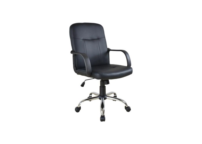 Καρέκλα γραφείου τροχήλατη Nextdeco ASSOS μαύρη Υ96-86x50x60εκ Καρέκλα γραφείου τροχήλατη Nextdeco ASSOS μαύρη Υ96-86x50x60εκ