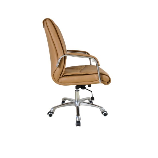 Καρέκλα γραφείου διευθυντική τροχήλατη Nextdeco Beluga camel Υ114-106x50x76εκ Καρέκλα γραφείου διευθυντική τροχήλατη Nextdeco Beluga camel Υ114-106x50x76εκ