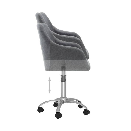 Καρέκλα γραφείου υφασμάτινη Nextdeco Jasper γκρι Υ88-78x54x54 εκ Καρέκλα γραφείου υφασμάτινη Nextdeco Jasper γκρι Υ88-78x54x54 εκ