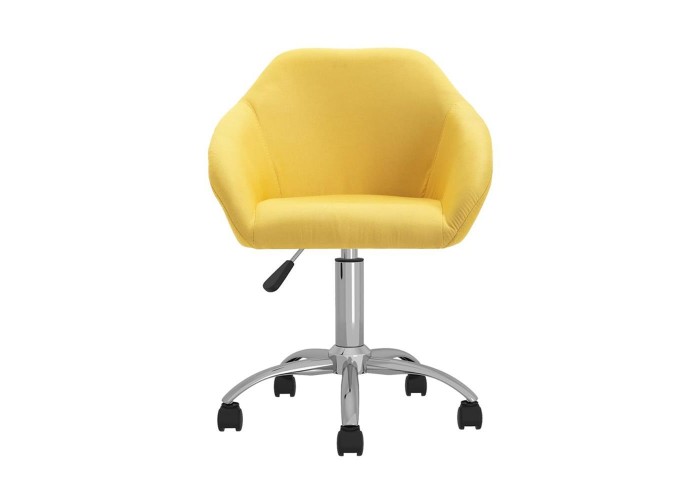 Καρέκλα γραφείου υφασμάτινη Nextdeco Jasper κίτρινη Υ88-78x54x54 εκ Καρέκλα γραφείου υφασμάτινη Nextdeco Jasper κίτρινη Υ88-78x54x54 εκ