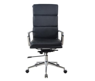 Καρέκλα διευθυντική γραφείου Nextdeco τροχήλατη μαύρη Υ106-116x56x78εκ