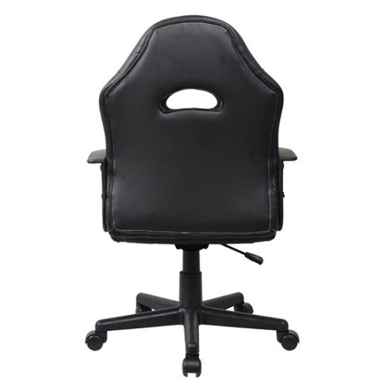 Καρέκλα gaming τροχήλατη Nexrdeco μαύρη Y96x63x64εκ. Καρέκλα gaming τροχήλατη Nexrdeco μαύρη Y96x63x64εκ.