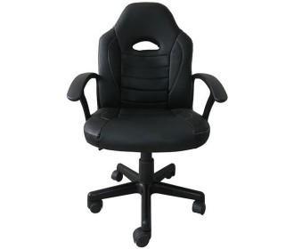 Καρέκλα gaming τροχήλατη Nexrdeco μαύρη Y96x63x64εκ.