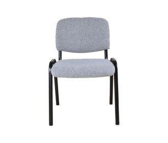 Καρέκλα γραφείου επισκέπτη Nextdeco γκρι χρώμα Υ83,5x55x41 Καρέκλα γραφείου επισκέπτη Nextdeco γκρι χρώμα Υ83,5x55x41