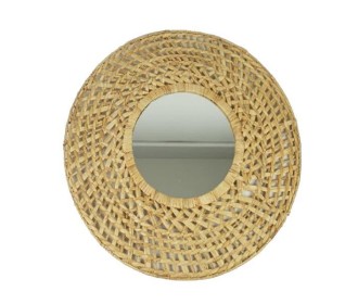 Καθρέφτης στρόγγυλος BOHO Ø50εκ. με μεταλλικό πλαίσιο, από rattan επενδεδυμένος με φυσικές θαλάσσιες ίνες. Καθρέφτης στρόγγυλος BOHO Ø50εκ. με μεταλλικό πλαίσιο, από rattan επενδεδυμένος με φυσικές θαλάσσιες ίνες.