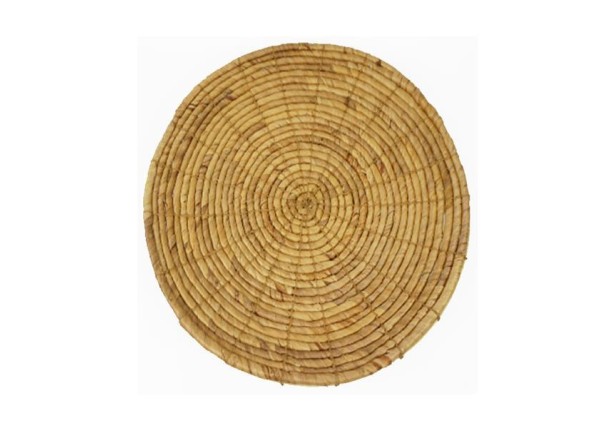 Ψάθινο διακοσμητικό τοίχου BOHO από rattan σε φυσικό χρώμα Ø40xΥ1,5εκ Ψάθινο διακοσμητικό τοίχου BOHO από rattan σε φυσικό χρώμα Ø40xΥ1,5εκ