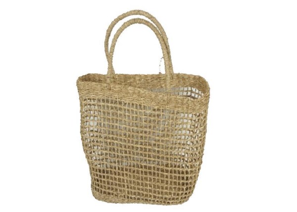 Τσάντα ψάθινη BOHO από rattan σε φυσικό χρώμα Y38x30x12εκ.
