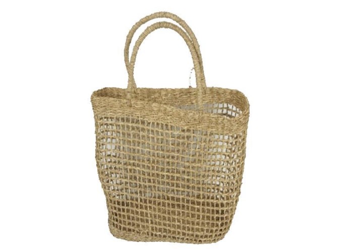 Τσάντα ψάθινη BOHO από rattan σε φυσικό χρώμα Y38x30x12εκ.
