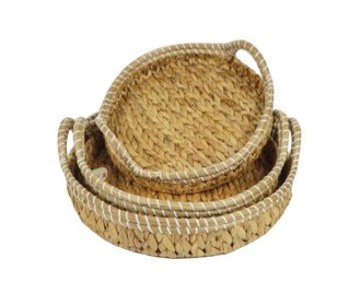Δίσκοι ψάθινοι BOHO από rattan σετ των 3τμχ. Ø47xΥ8/12εκ. Ø41xΥ7/12εκ. Ø36xΥ5/9εκ. Δίσκοι ψάθινοι BOHO από rattan σετ των 3τμχ. Ø47xΥ8/12εκ. Ø41xΥ7/12εκ. Ø36xΥ5/9εκ.