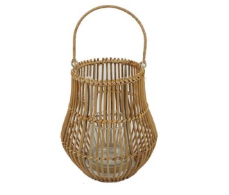 Φανάρι διακοσμητικό boho rattan Ø15/20xΥ37εκ. Φανάρι διακοσμητικό boho rattan Ø15/20xΥ37εκ.