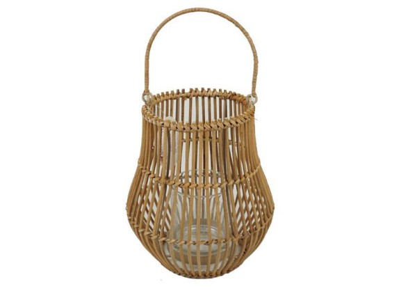 Φανάρι διακοσμητικό boho rattan Ø15/20xΥ37εκ. Φανάρι διακοσμητικό boho rattan Ø15/20xΥ37εκ.