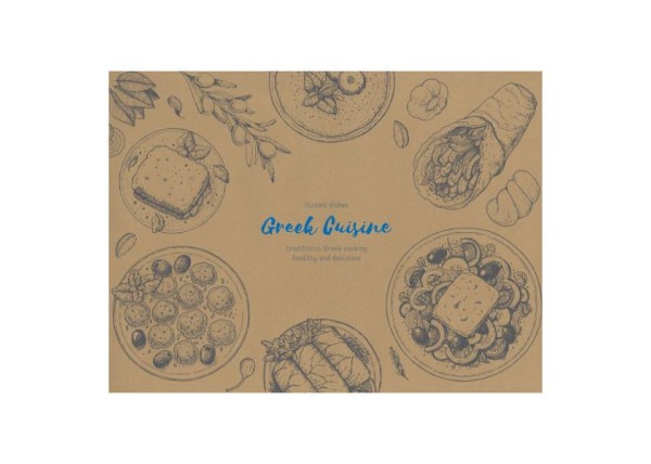 Next σουπλά εστιατορίου κραφτ Greek Cuisine 250τεμ. 70γρ. 42x30εκ. Next σουπλά εστιατορίου κραφτ Greek Cuisine 250τεμ. 70γρ. 42x30εκ.