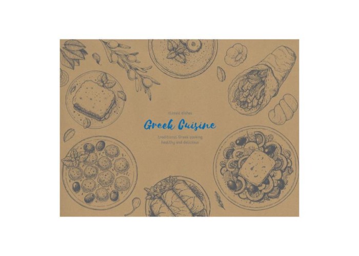 Next σουπλά εστιατορίου κραφτ Greek Cuisine 250τεμ. 70γρ. 42x30εκ. Next σουπλά εστιατορίου κραφτ Greek Cuisine 250τεμ. 70γρ. 42x30εκ.
