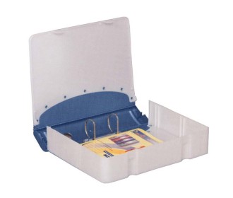 Κλασέρ-κουτί αρχειοθέτ. PP μπλε Υ36x28x7,5εκ. Κλασέρ-κουτί αρχειοθέτ. PP μπλε Υ36x28x7,5εκ.