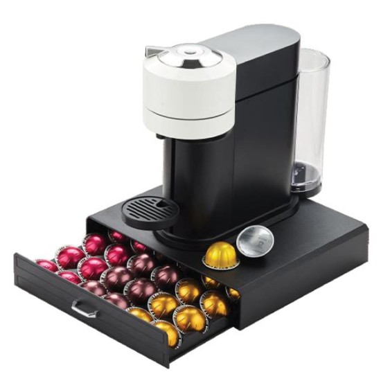 Βάση-Συρτάρι Αποθήκευσης για Κάψουλες Nespresso ή Vertuo Υ6.5x34.2x32.5εκ. Βάση-Συρτάρι Αποθήκευσης για Κάψουλες Nespresso ή Vertuo Υ6.5x34.2x32.5εκ.
