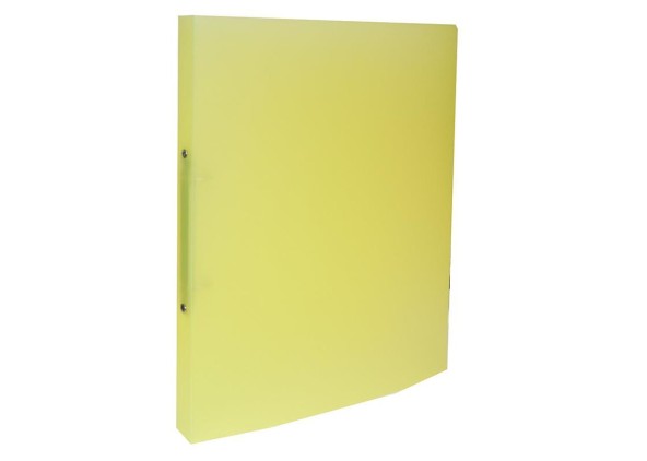 Κλασέρ PP με 2 κρίκους κίτρινο Υ32x25x2εκ