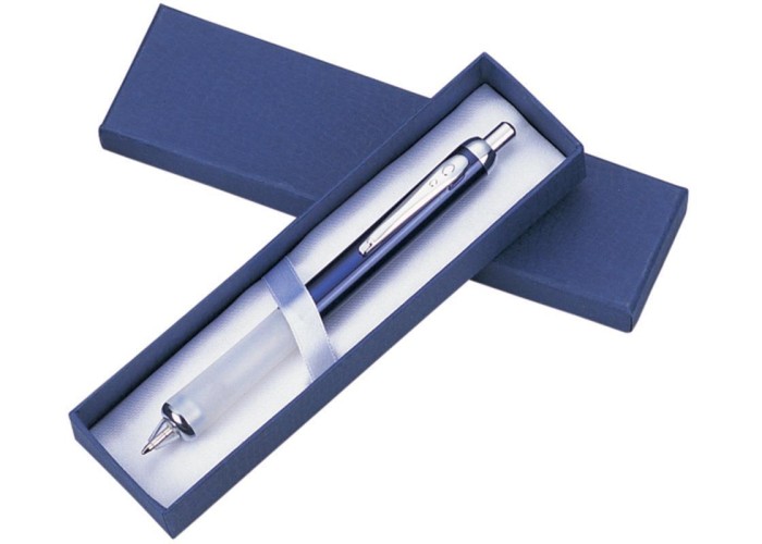 Θήκη πολυτελείας μπλε για στυλό 17,5x5x2,2εκ.