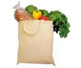 Τσάντα βαμβακερή με κοντό χερούλι εκρού Υ42x38εκ. Δυνατότητα εκτύπωσης