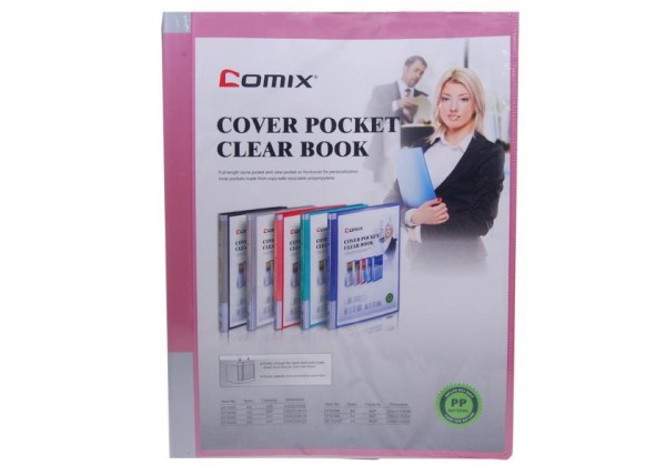 Comix σούπλ 20 φύλλων PP ροζ Α4 Υ31x23,5x1,5εκ. Comix σούπλ 20 φύλλων PP ροζ Α4 Υ31x23,5x1,5εκ.