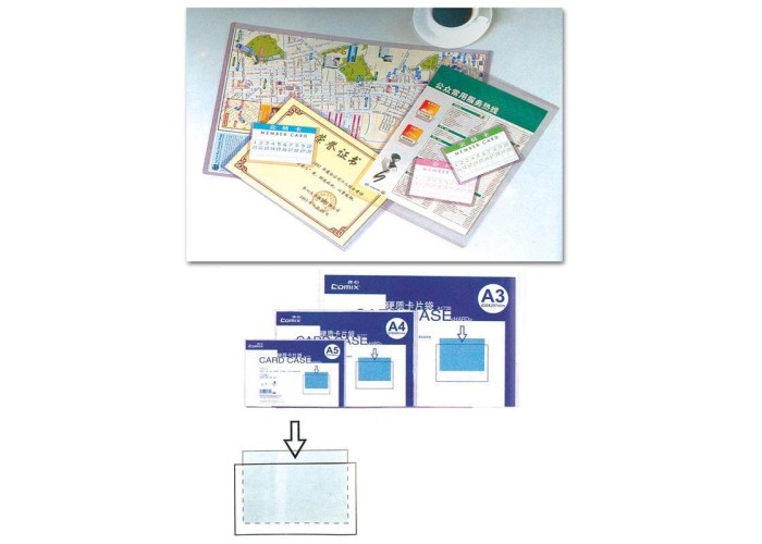 Θήκη διάφανη Α5 Υ21x14,8εκ. Θήκη διάφανη Α5 Υ21x14,8εκ.