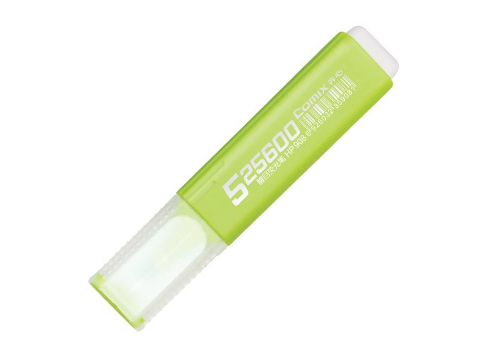 Comix μαρκαδόρος υπογράμμισης φωσφορούχος πράσινος Comix μαρκαδόρος υπογράμμισης φωσφορούχος πράσινος