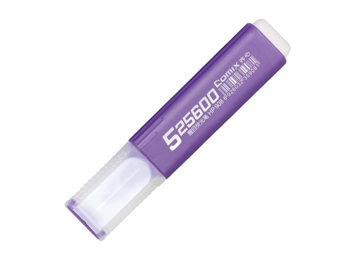 Comix μαρκαδόρος υπογράμμισης φωσφορούχος μωβ Comix μαρκαδόρος υπογράμμισης φωσφορούχος μωβ