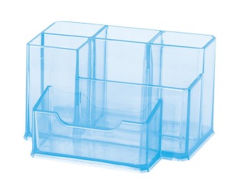 Comix μολυβοθήκη διάφανη γκρι