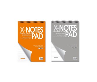 Next x-notes μπλοκ σπιράλ ριγέ 17x25εκ. 50φυλ. Next x-notes μπλοκ σπιράλ ριγέ 17x25εκ. 50φυλ.