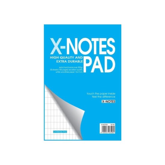 Next x-notes μπλοκ κατριγέ 12x17εκ. 50φυλ. Next x-notes μπλοκ κατριγέ 12x17εκ. 50φυλ.