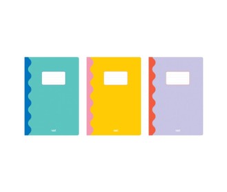 Next τετράδιο καρφίτσα  Wave 17x25εκ. 40φ. Next τετράδιο καρφίτσα  Wave 17x25εκ. 40φ.