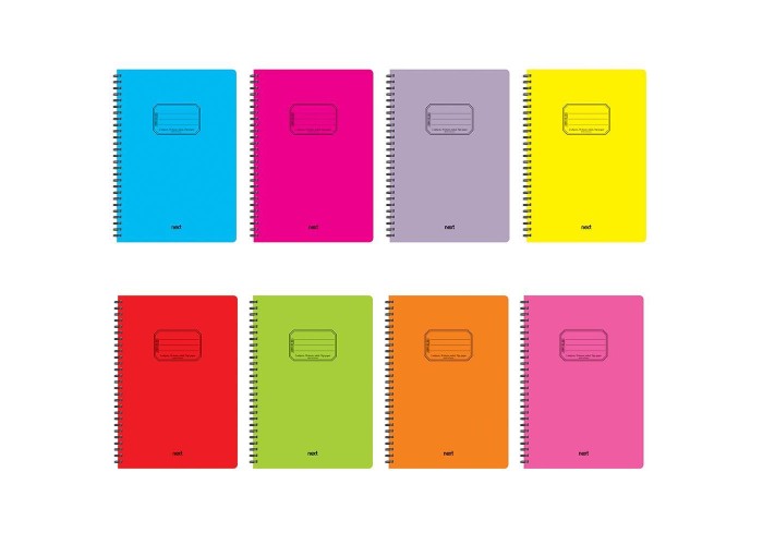 Next colors τετράδιο σπιράλ 21x29εκ. 4θεμ., 140φ.