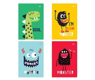 Next cute monsters τετράδιο καρφίτσα 17x25εκ. 40φ. Next cute monsters τετράδιο καρφίτσα 17x25εκ. 40φ.