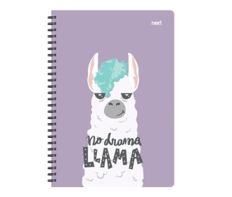 Next trends lama τετράδιο σπιράλ 2 θέματα 70 φύλλα 17x25εκ. Next trends lama τετράδιο σπιράλ 2 θέματα 70 φύλλα 17x25εκ.