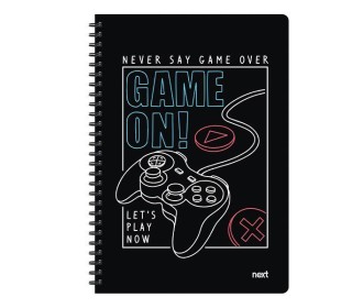 Next trends game on τετράδιο σπιράλ 2 θέματα 70 φύλλα 17x25εκ.