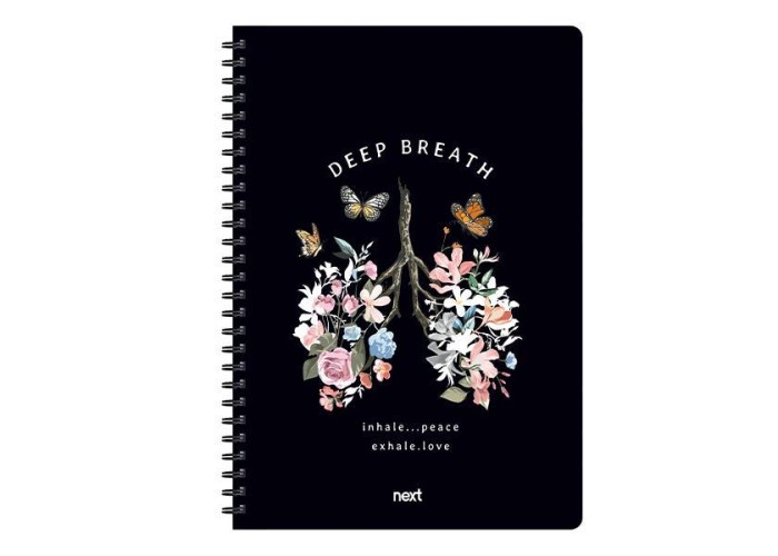 Next trends deep breath τετράδιο σπιράλ 2 θέματα 70 φύλλα 17x25εκ.
