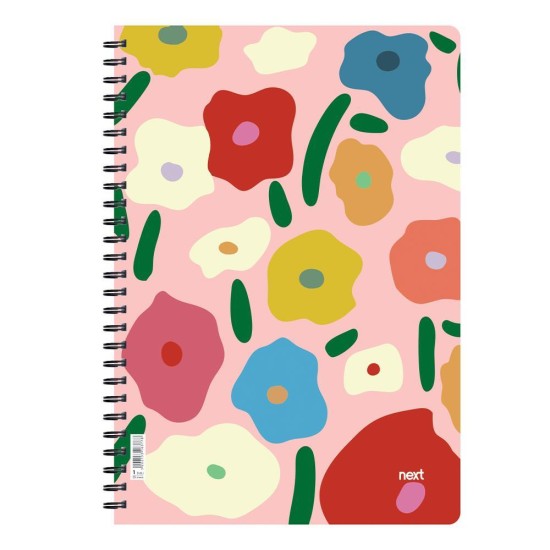 Next trends flowers II τετράδιο σπιράλ 2 θέματα 70 φύλλα 17x25εκ. Next trends flowers II τετράδιο σπιράλ 2 θέματα 70 φύλλα 17x25εκ.