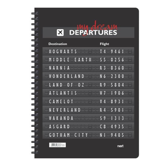 Next trends destinations τετράδιο σπιράλ 2 θέματα 70 φύλλα 17x25εκ. Next trends destinations τετράδιο σπιράλ 2 θέματα 70 φύλλα 17x25εκ.
