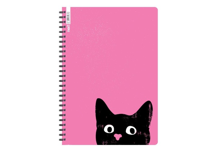 Next trends cat τετράδιο σπιράλ 2 θέματα 70 φύλλα 17x25εκ. Next trends cat τετράδιο σπιράλ 2 θέματα 70 φύλλα 17x25εκ.